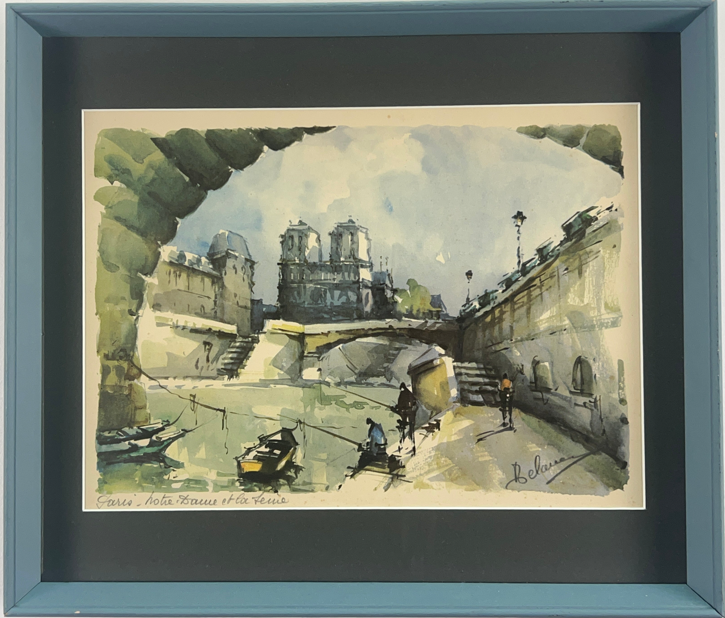Paris, Notre Dame et la feme