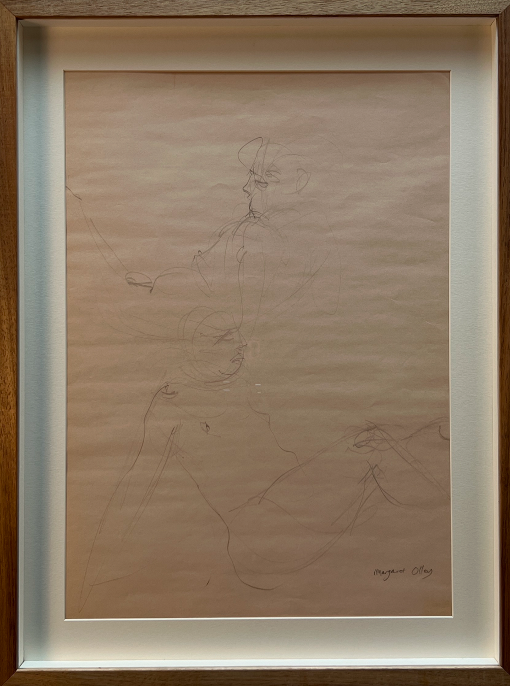 Untitled Pencil Drawing of Two Nudes